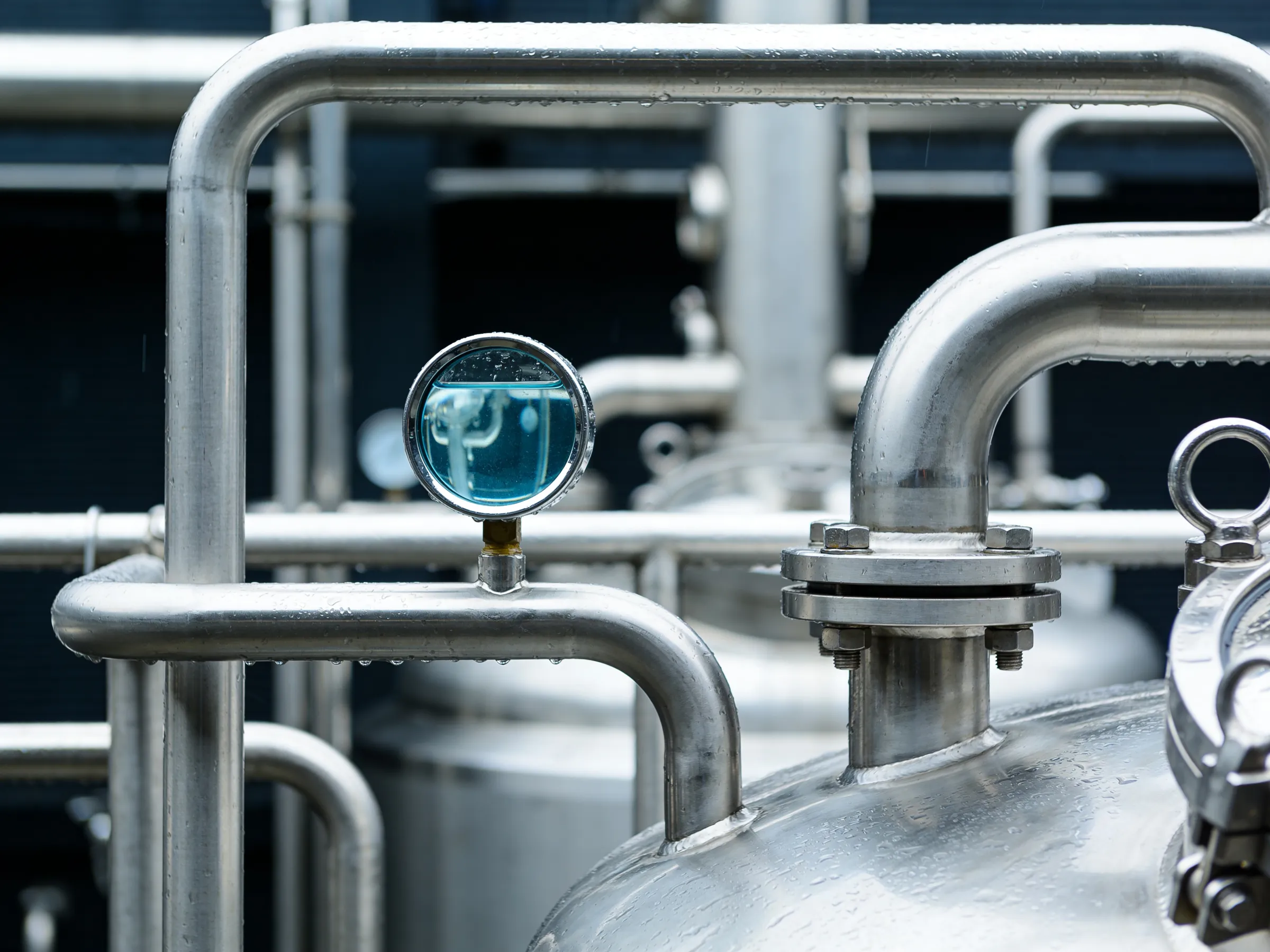 Quality control inside the Unbelievable Water production facility